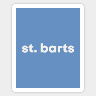 St. Barts - Off White Sticker